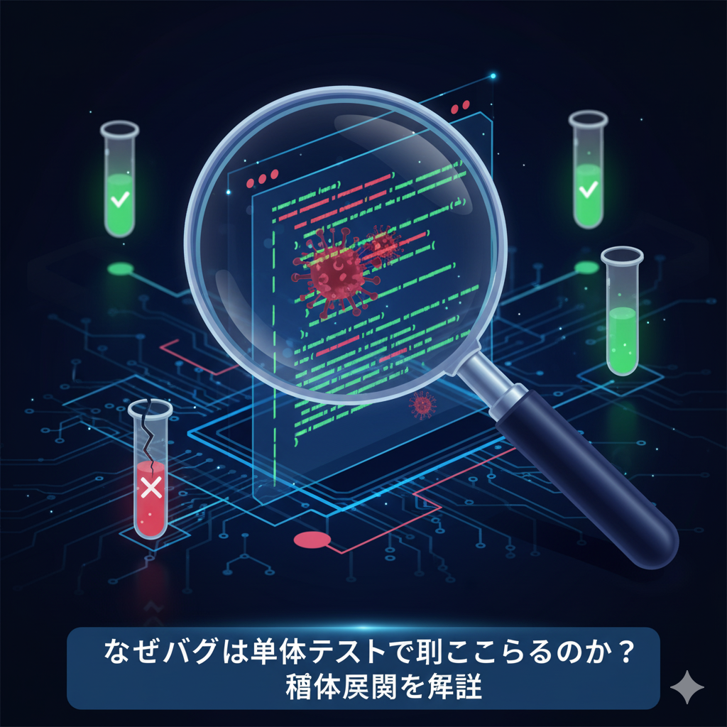 テストの抜け漏れの原因とは?単体テストのバグ対策